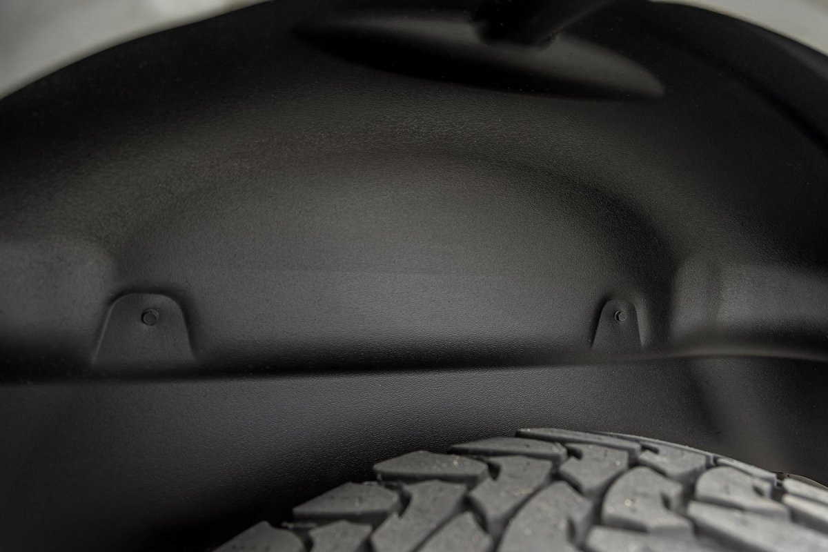 Ford F-250 Super Duty Rear Wheel Well Liners - Rough Country - Rough Country - Black - '17-'22